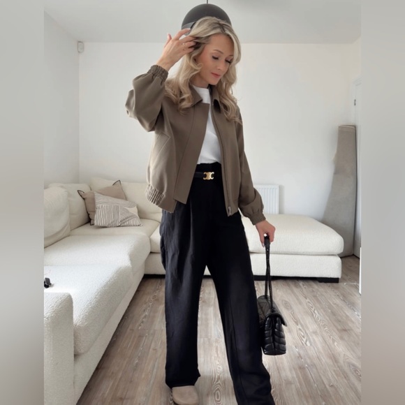 Zara topstitched pocket bomber - Picture 15 of 16